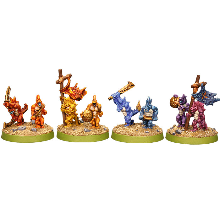 Spellcrow Argatoria Reptilians Warriors Command Group