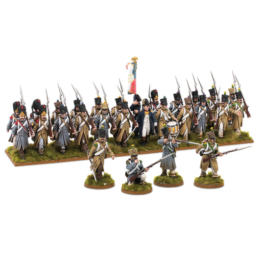 Wargames Atlantic French Infantry in Greatcoats (1804-1814)