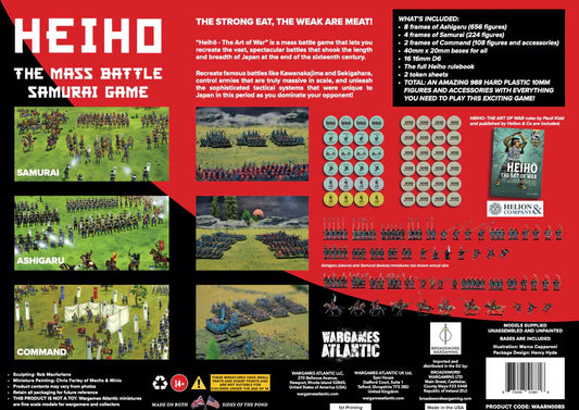 Wargames Atlantic Grand Battle Scale Heiho: The Mass Battle Samurai Game