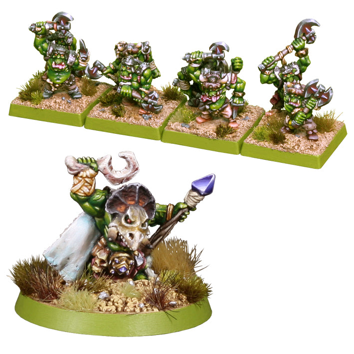 Spellcrow Argatoria Gidrak & Orcs Warriors