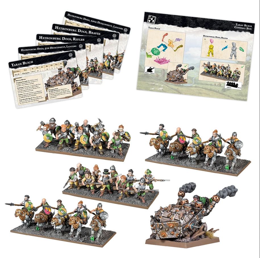 Mantic Kings of War Champions Taran Bligh Company Box