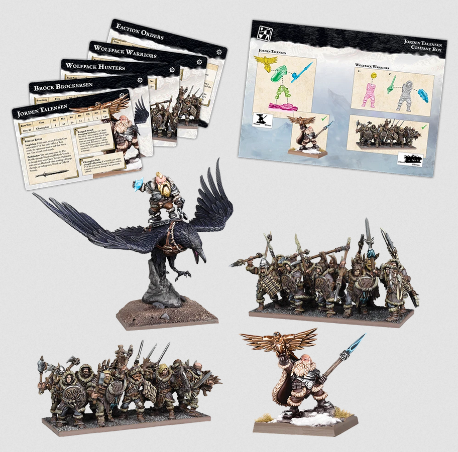 Mantic Kings of War Champions Jorden Talensen Company Box