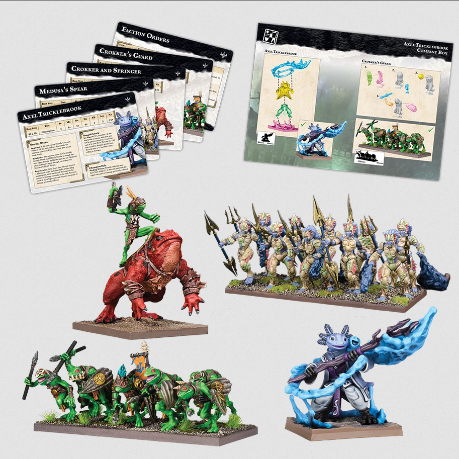 Mantic Kings of War Champions Axel Tricklebrook Company Box