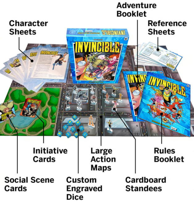 Free League Invincible – Superhero Roleplaying Starter Set