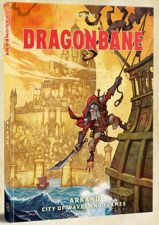 Free League Dragonbane Arkand – City of Waves and Flames