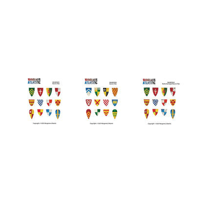 Wargames Atlantic Barons' War Shield Decals (01)