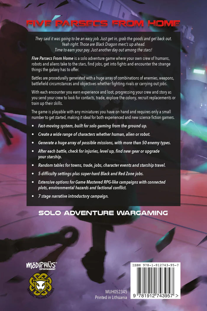Five Parsecs From Home - Solo Adventure Wargaming (Third Edition)