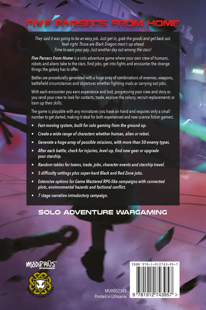 Five Parsecs From Home - Solo Adventure Wargaming (Third Edition)