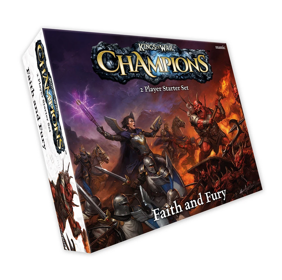 Mantic Kings of War Champions Faith and Fury 2 Player Starter Set