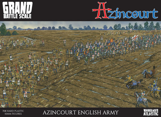Wargames Atlantic Grand Battle Scale Azincourt English Army