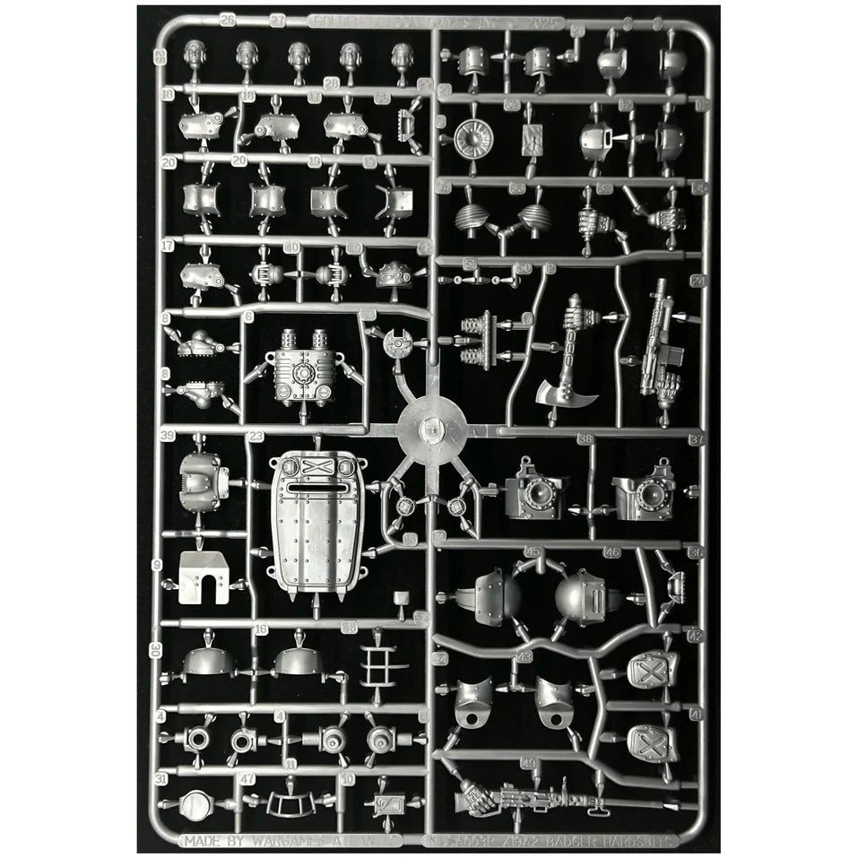 Wargames Atlantic Marcher: X19A2 Badger Hardsuits