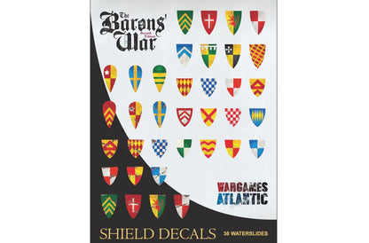 Wargames Atlantic Barons' War Shield Decals (01)