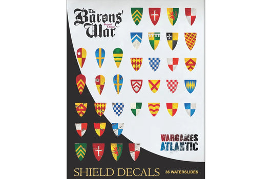 Wargames Atlantic Barons' War Shield Decals (01)