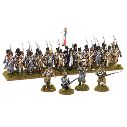 Wargames Atlantic French Infantry in Greatcoats (1804-1814)