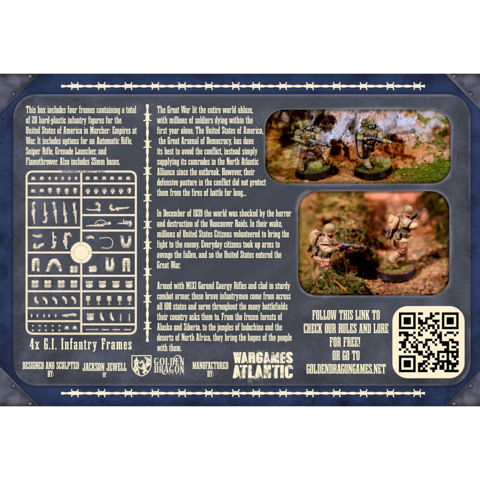 Wargames Atlantic Marcher: United States Infantry