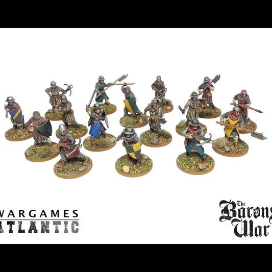 Wargames Atlantic Barons' War Foot Serjeants (1100-1320)