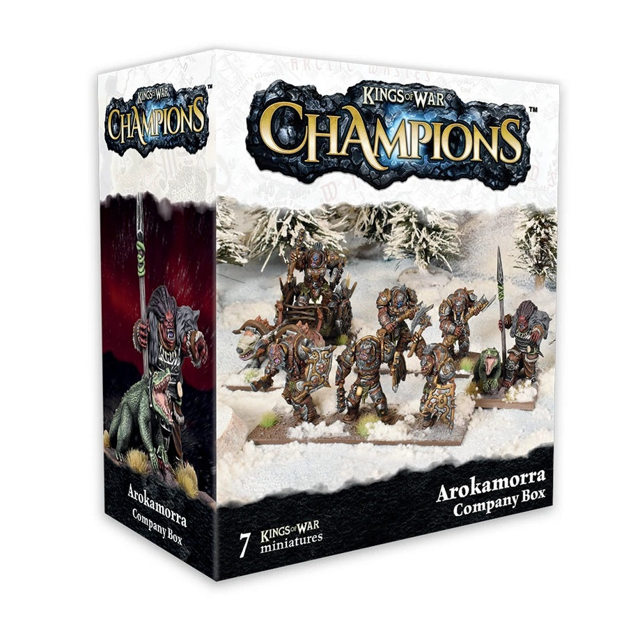 Mantic Kings of War Champions Arokamorra Company Box
