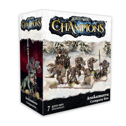 Mantic Kings of War Champions Arokamorra Company Box