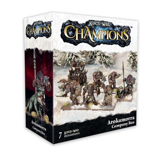 Mantic Kings of War Champions Arokamorra Company Box