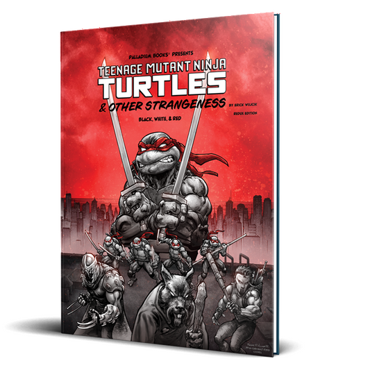 Palladium Books Teenage Mutant Ninja Turtles & Other Strangeness RPG Redux Edition Black White & Red Edition