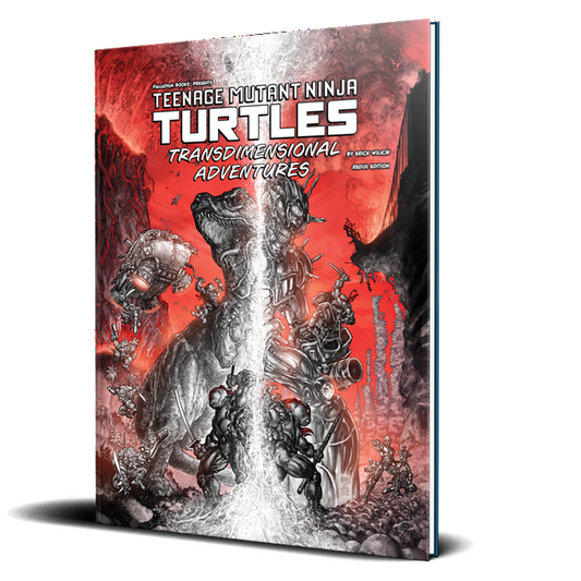 Palladium Books Teenage Mutant Ninja Turtles Transdimensional Adventures Redux Black White & Red Edition