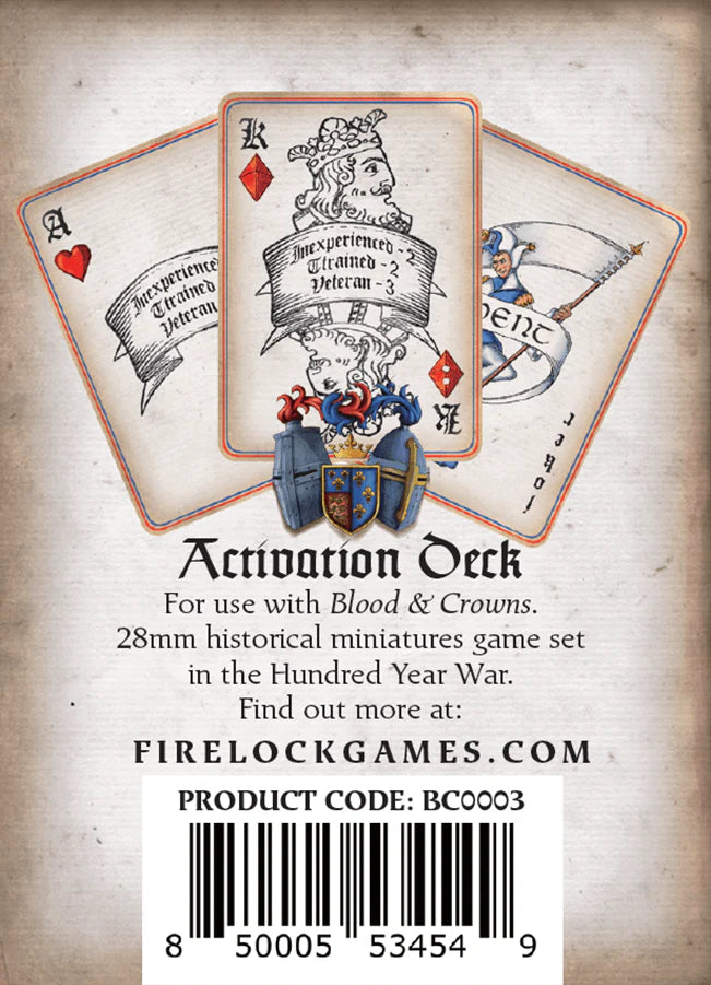 Firelock Games Blood & Crowns Activation Deck