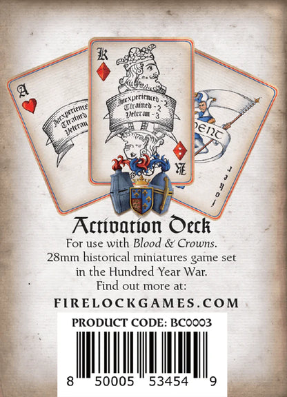 Firelock Games Blood & Crowns Activation Deck