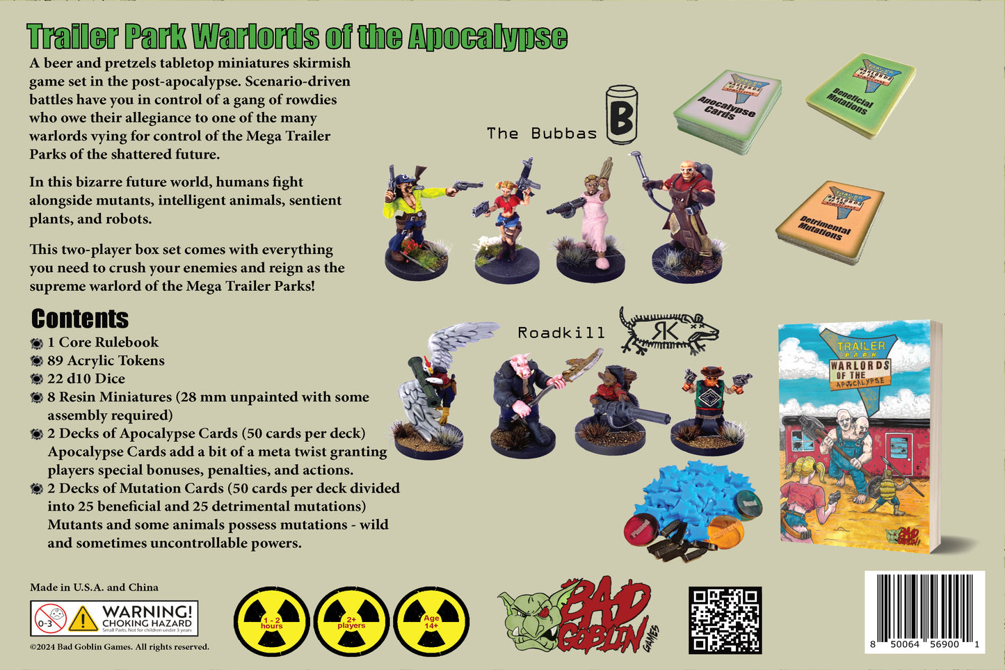 Bad Goblin Games Trailer Park Warlords of the Apocalypse – Two Player Set
