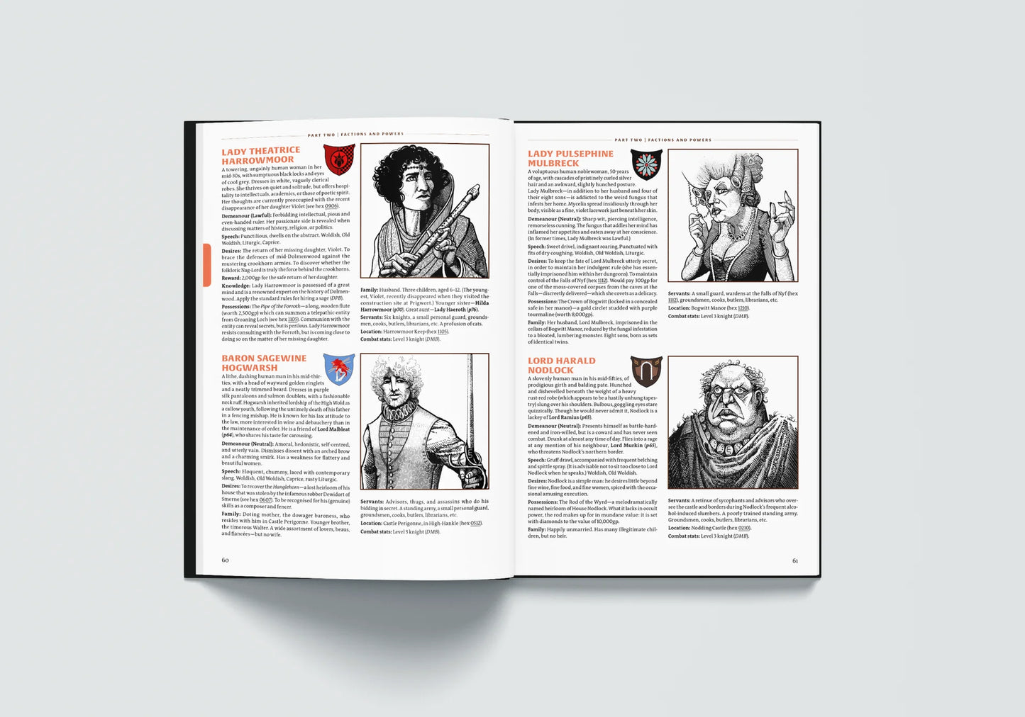 Exalted Funeral Dolmenwood Campaign Book