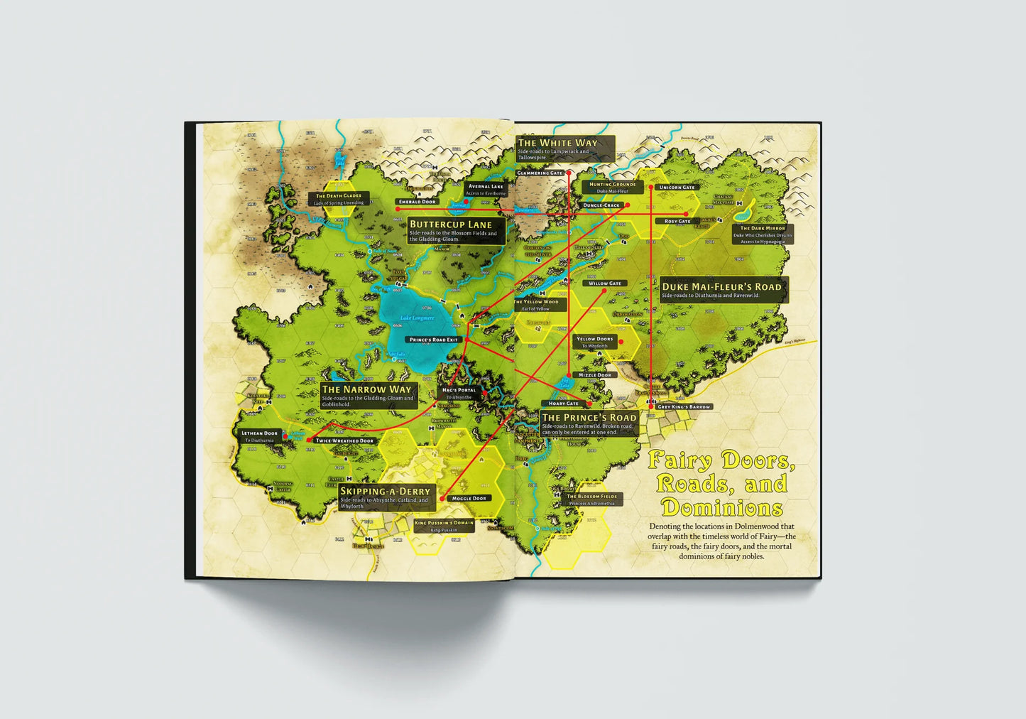Exalted Funeral Dolmenwood Maps Book