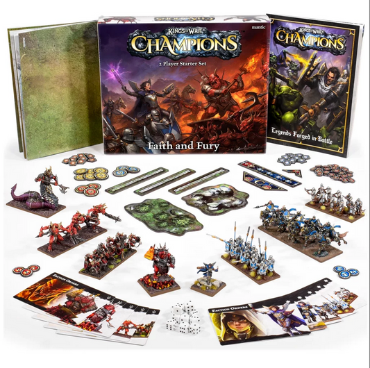 Mantic Kings of War Champions Faith and Fury 2 Player Starter Set