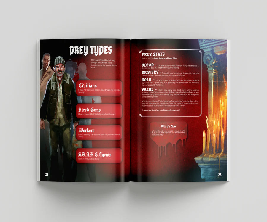 Black Site Studios Night Thirst - Core Rulebook