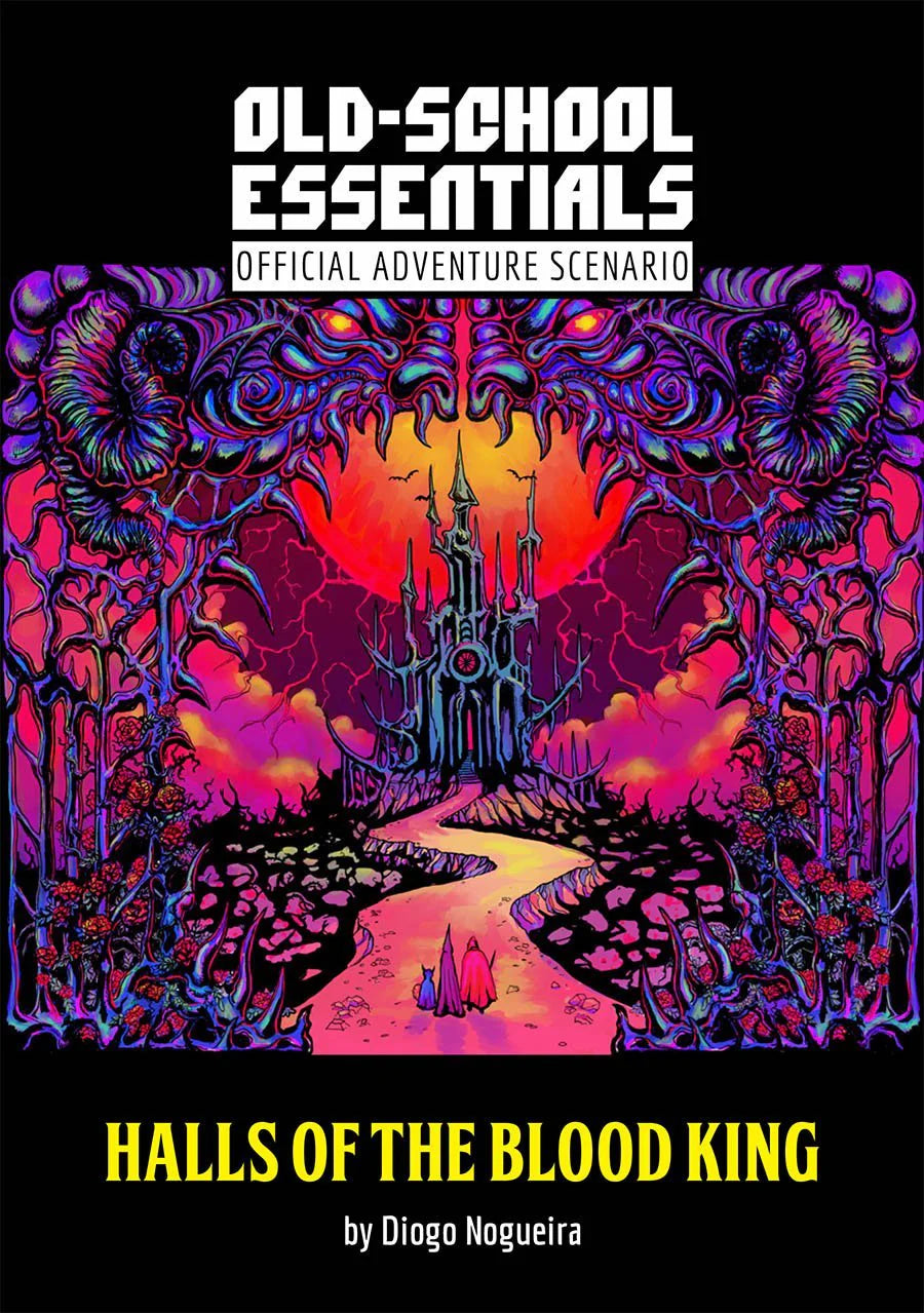 Exalted Funeral Old-School Essentials Official Adventure Scenario: Halls of the Blood King